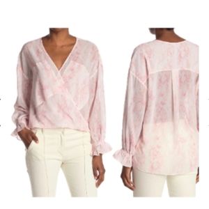 NWT ALLSAINTS Penny Masala Top in Pink Size 8